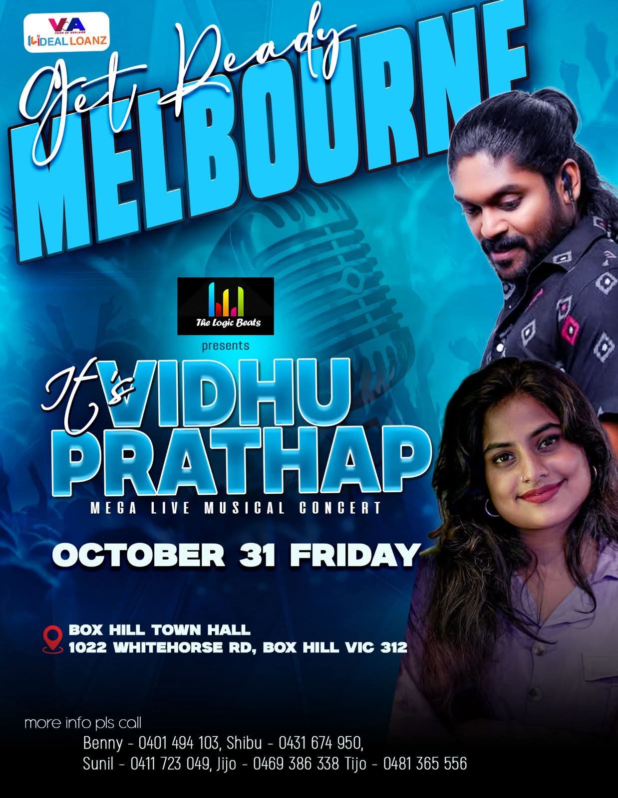 Vidhu Prathap Show Melbourne