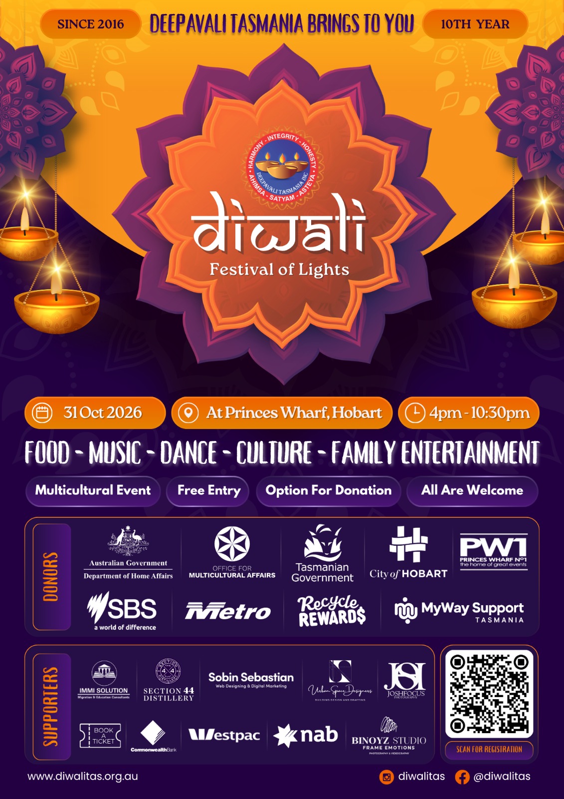 Diwali 2026 at Princes Wharf